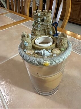 Yankee Candle Sandcastle Jar Topper